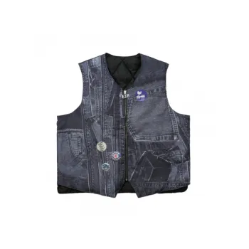 Double Sided Diamond Plaid Quilted Vest