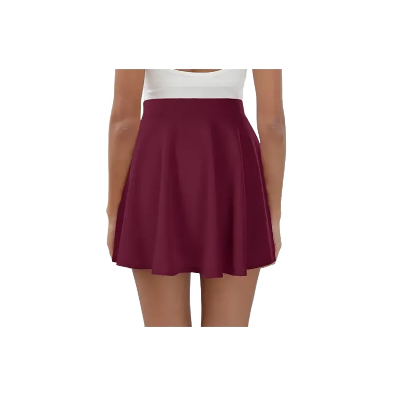 Simple Casual Roman Fabric Casual Skirt Women-4