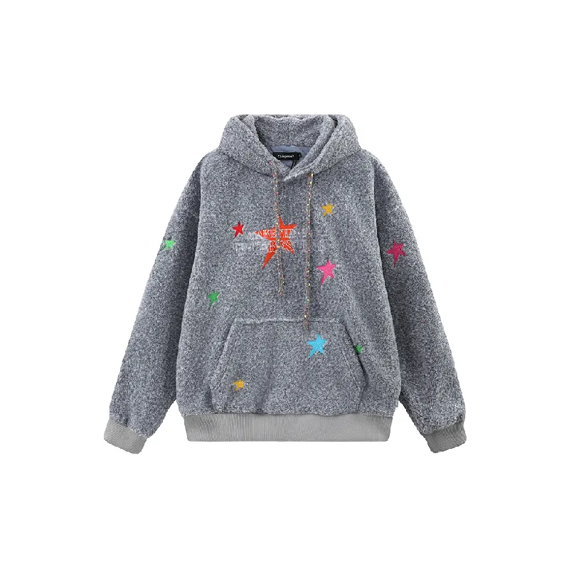 Retro Embroidered Loose Sweatshirt-0