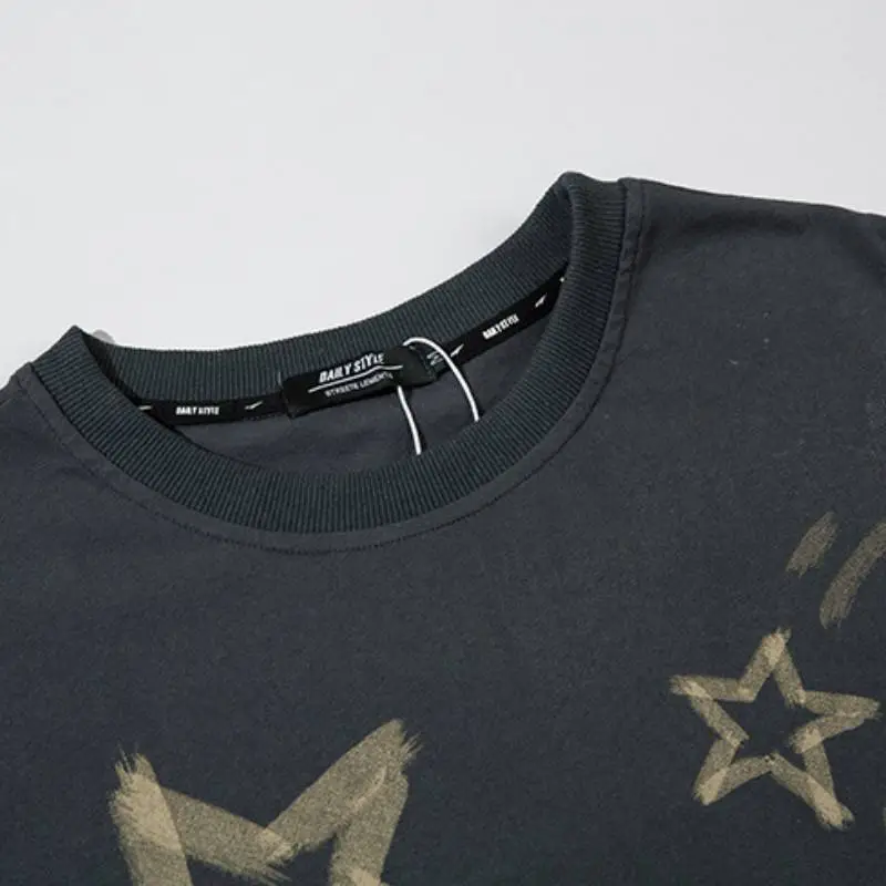 Street Loose Cotton T Shirt-2