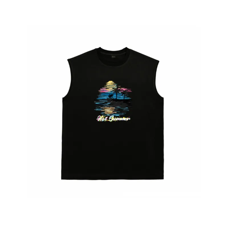Trendy Tree Print Vest-0