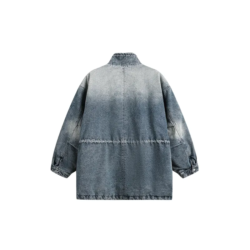 Casual Plicated Polyester Jacket-1