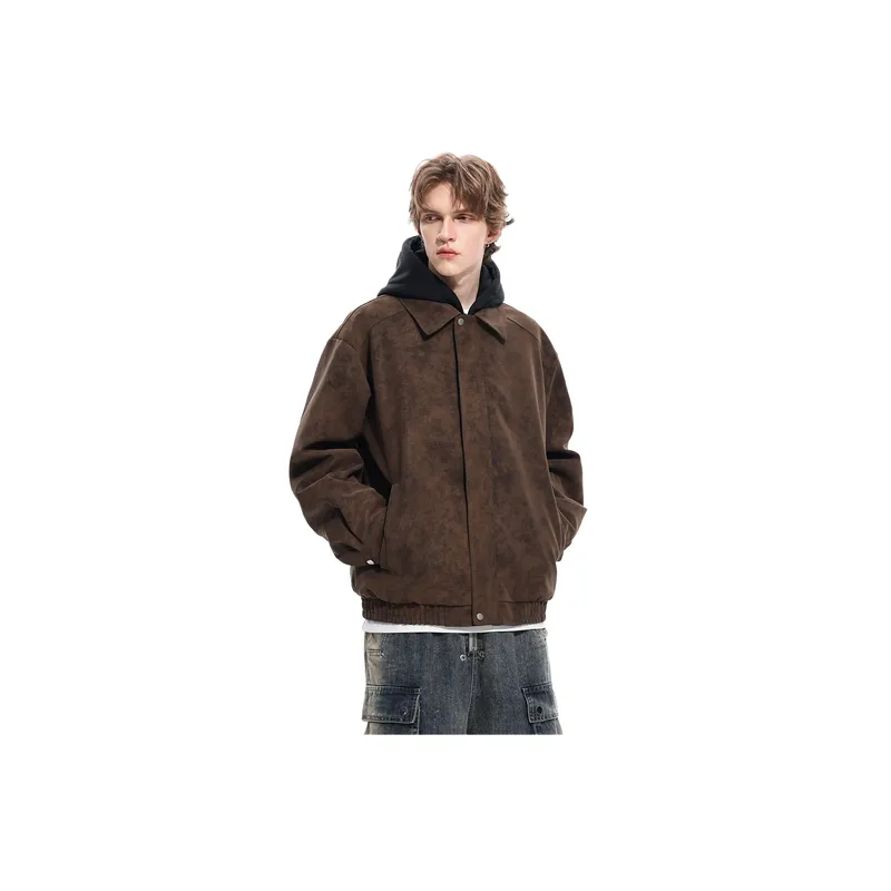 Retro Distress PU Jacket-17
