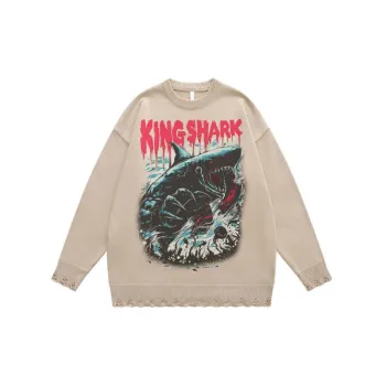Retro Hiphop Oversize Casual Sweater