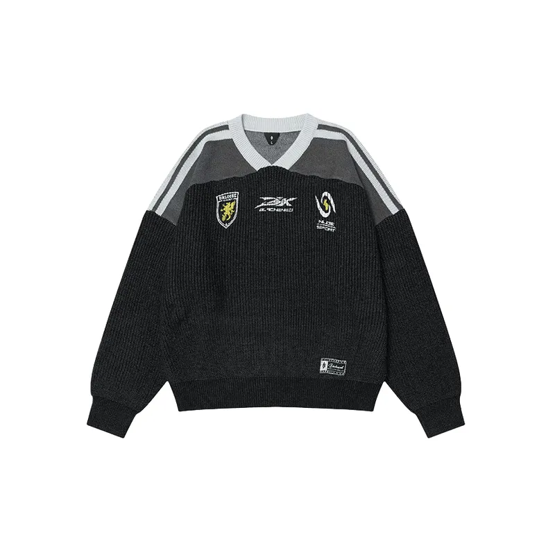 Loose Simple Sweatshirt-4
