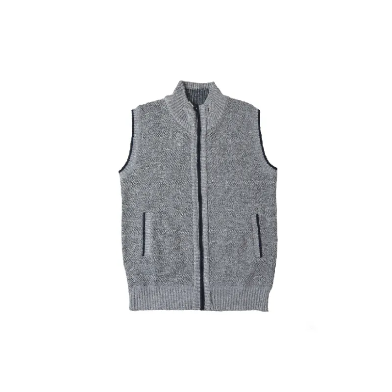 Casual Loose Cotton Blended Fabric Vest-2