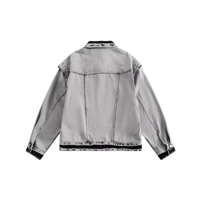 Fashionable Washed Jacket-1