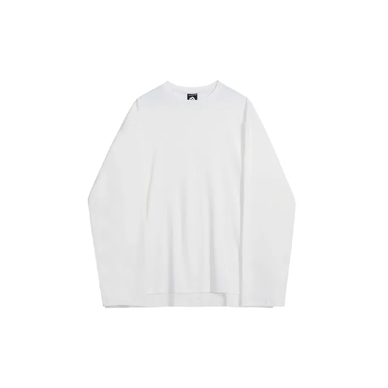 Casual Simple Long Sleeve T Shirt-0