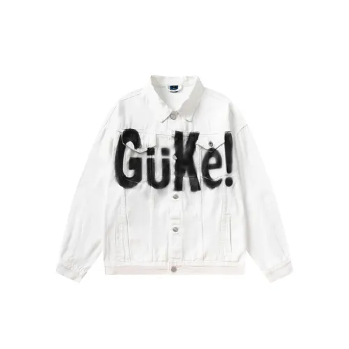 Retro Watermark Hand-painted Letters Jacket