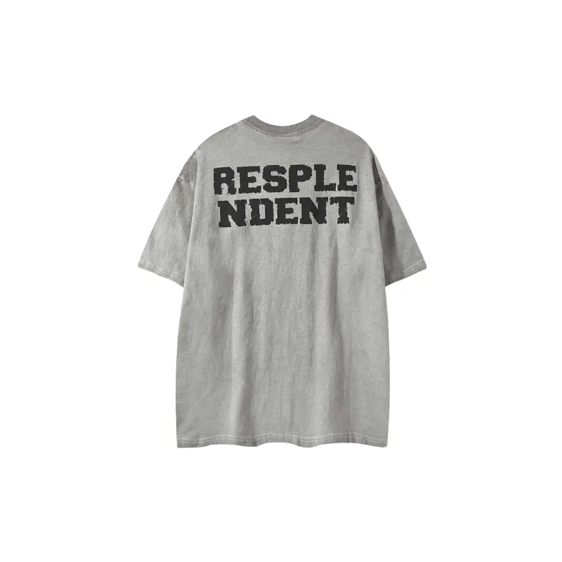 Street Graffiti Cotton Blended Fabric T Shirt-5
