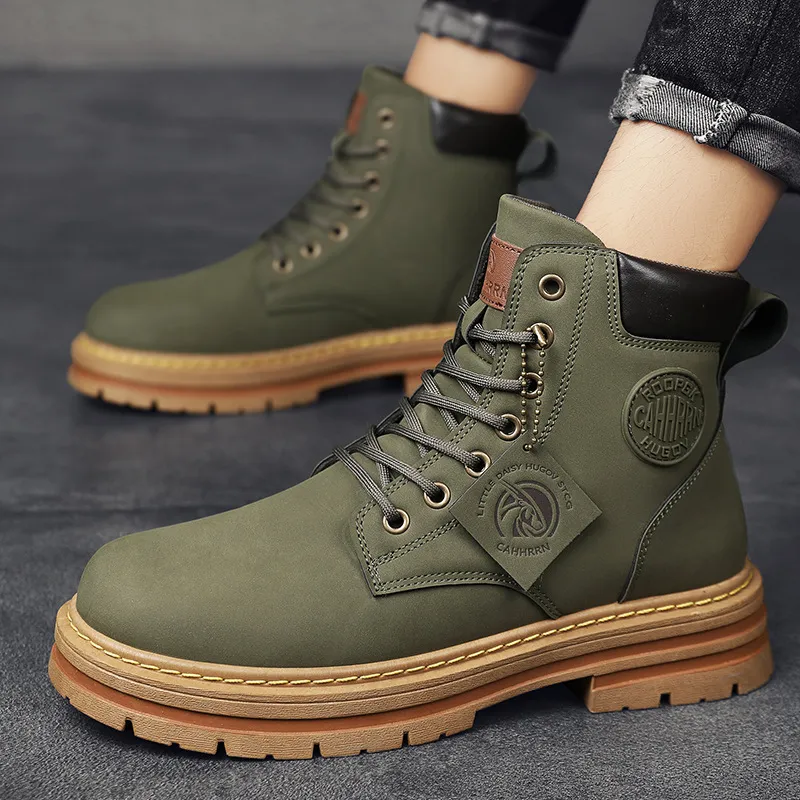 Casual Plain Martin Boot-7