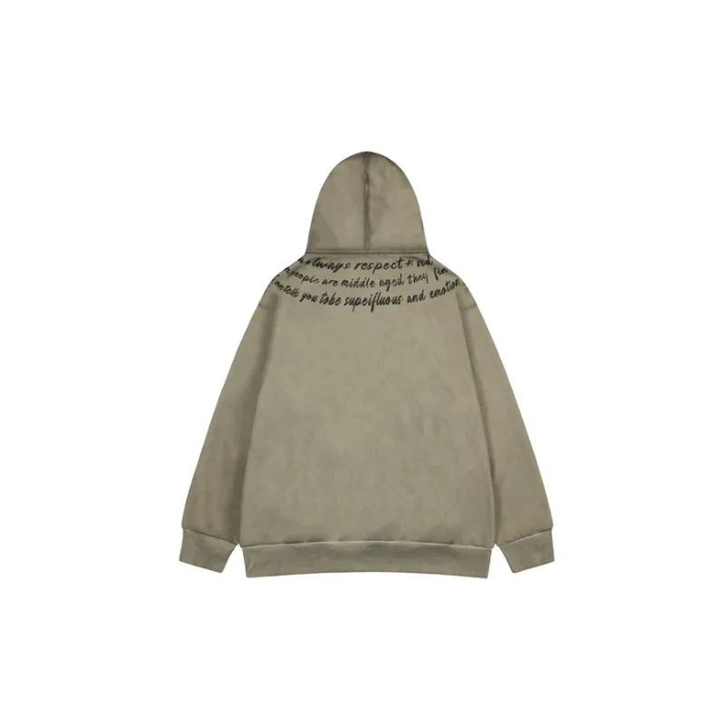 Distressed Fleece Hoodie-5