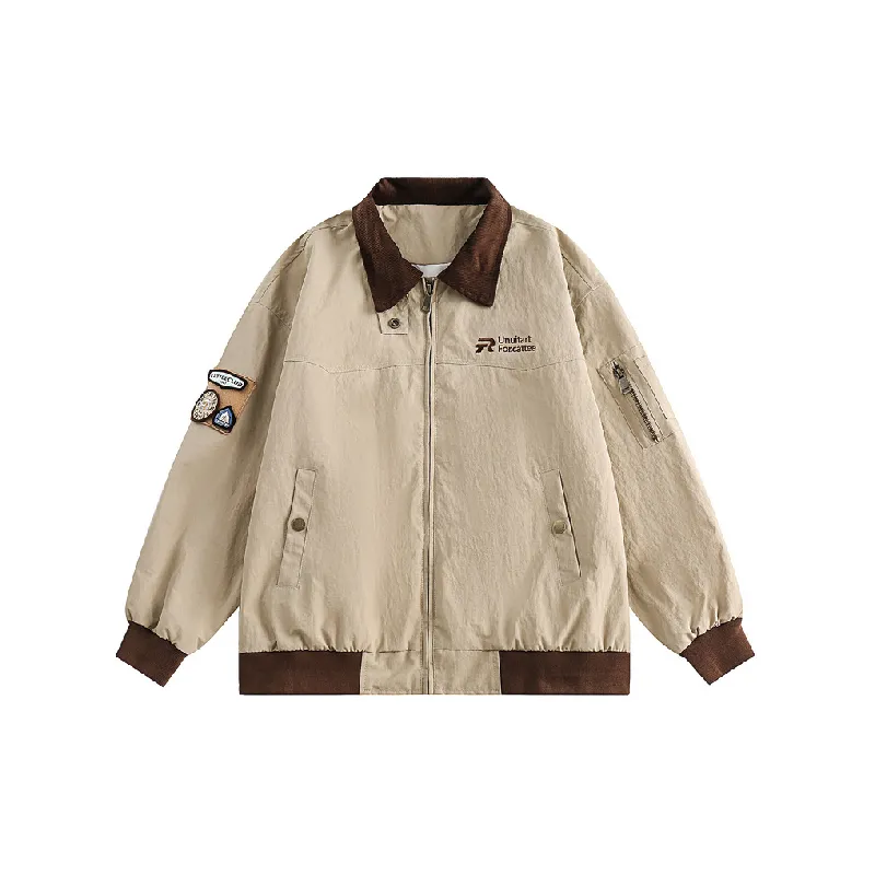 Retro Plain Jacket-0