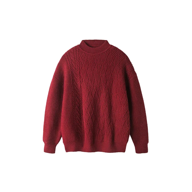 Plain Simple Polyester Sweater-2