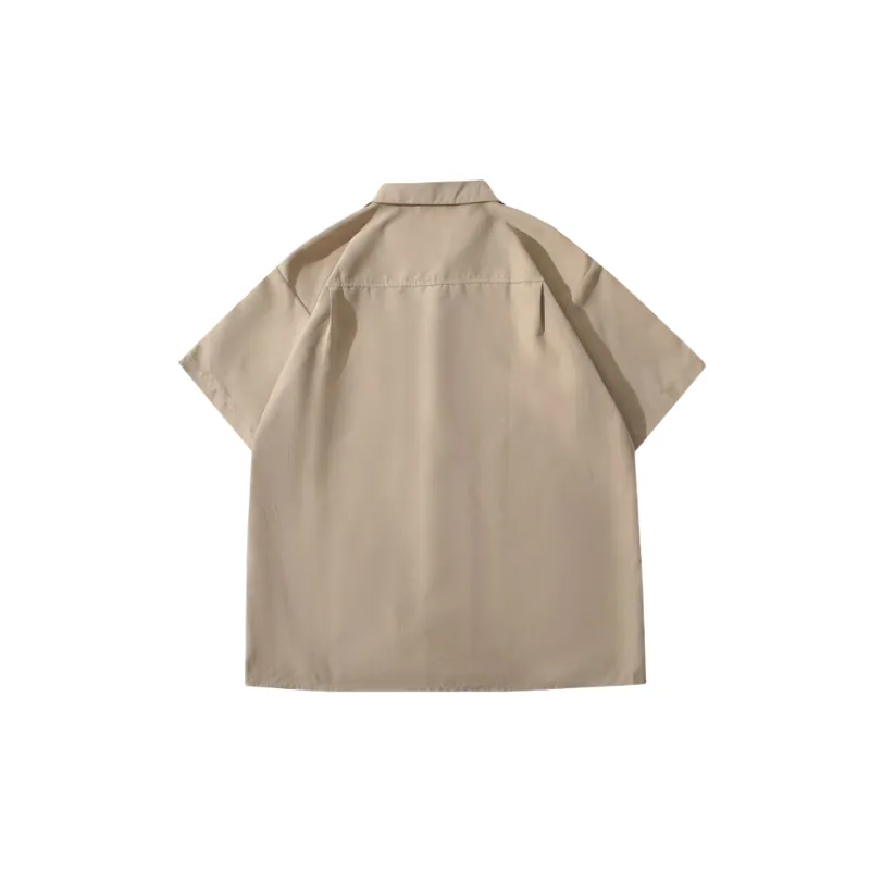 Retro Casual Blended Synthetic Fabrics Shirt-9