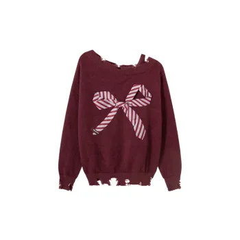 Butterfly Ripped Sweater Women