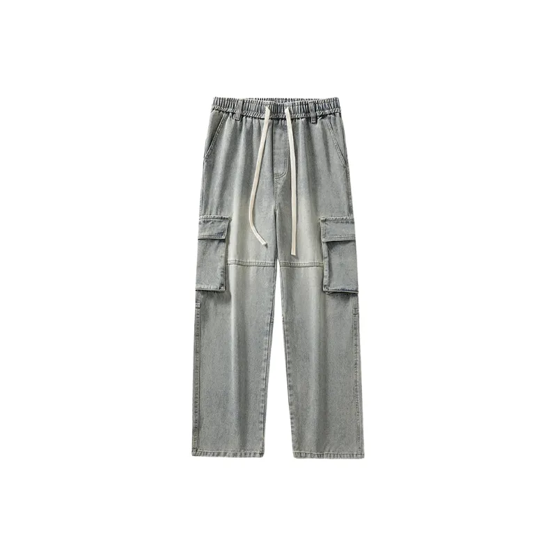 Retro Cargo Pants Jeans-8