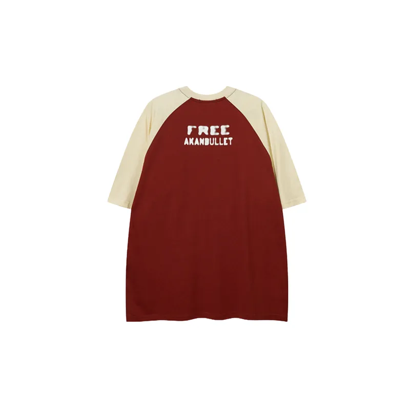 High Street Loosening Short sleeved T shirt-3