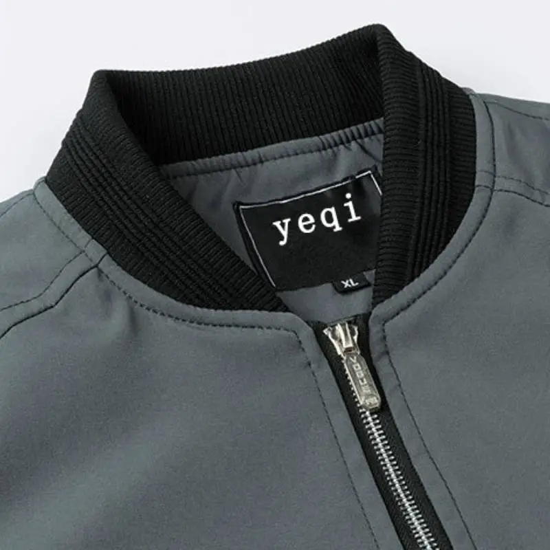 Retro Plain Polyester Jacket-7