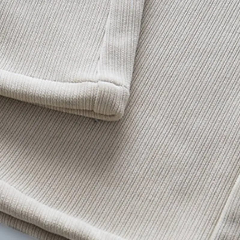 Loose Simple Blended Synthetic Fabrics Casual Pants-7