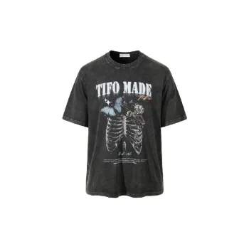 Street Fashion Cotton Blended Fabric T Shirt