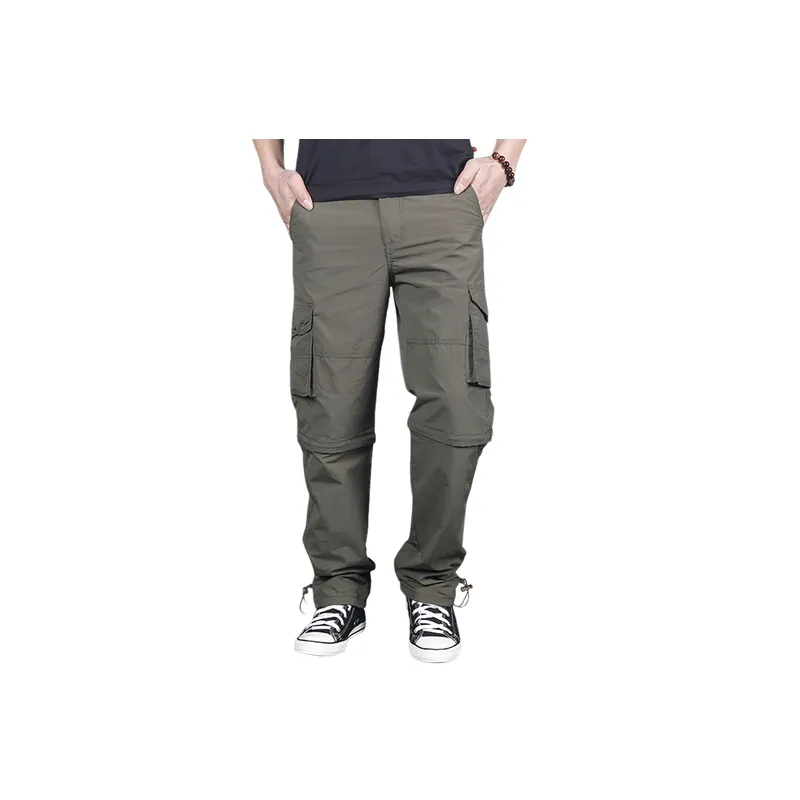 Basics Plain Blended Synthetic Fabrics Hard Shell Pants-0