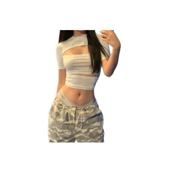 Fashionable Plain T Shirt Women