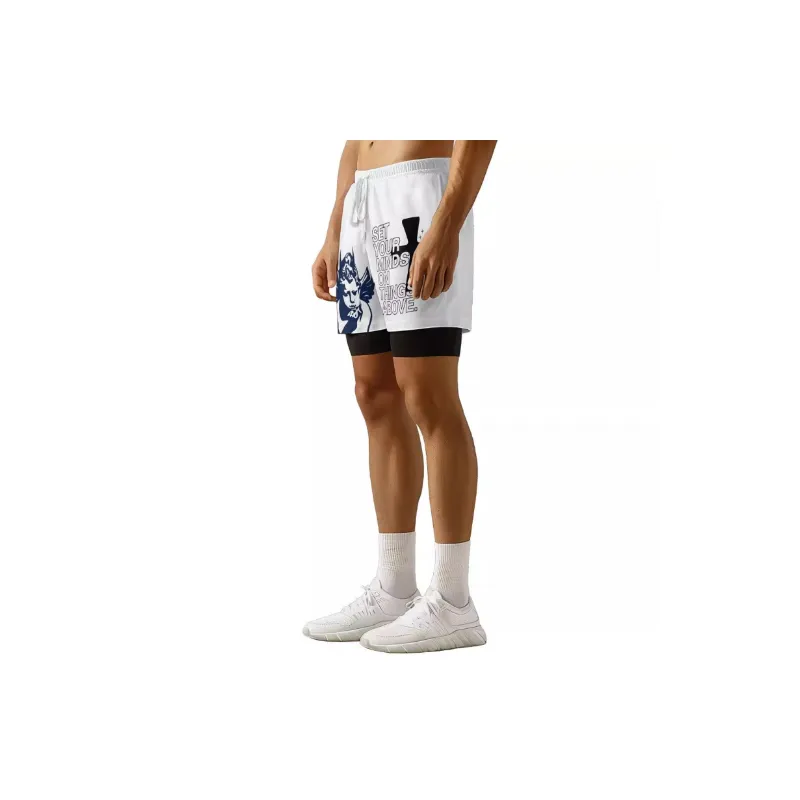 Fake Two Piece Quick Drying Shorts-1