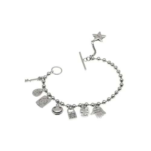 Cartoon Portrait Round Bead Bracelet