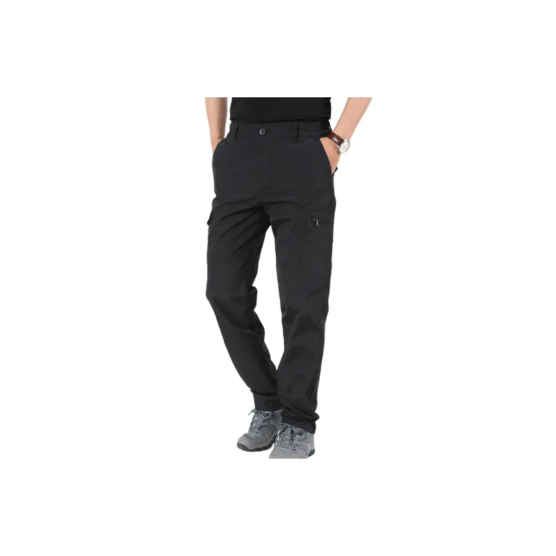 Casual Loose Blended Synthetic Fabrics Cargo Pants-0