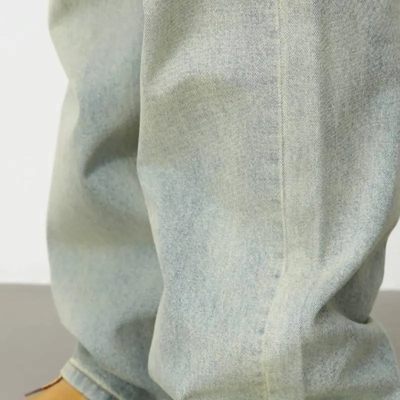 Retro Straight Leg Jeans-4