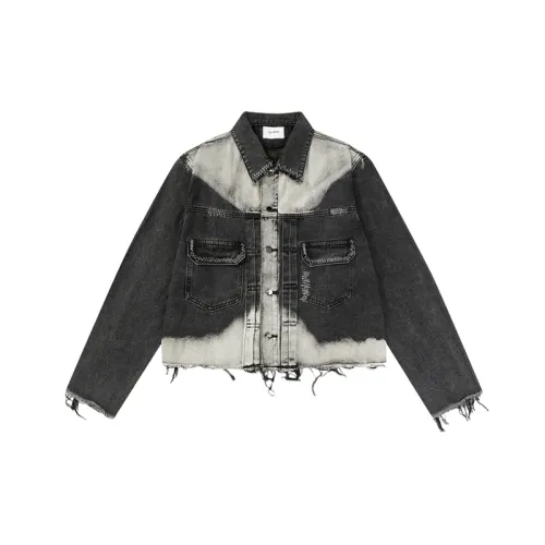 Trendy Loose Washed Fur edged Denim Jacket