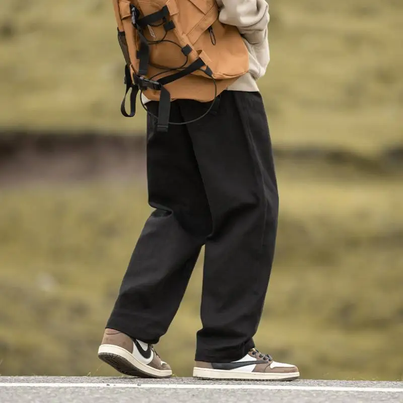 Fashionable Loose 100% Cotton Casual Pants-15