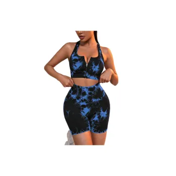 Fashionable Tie Dye Nylon Fitness Kit Women