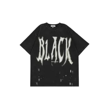 Loose Printed Street T Shirt