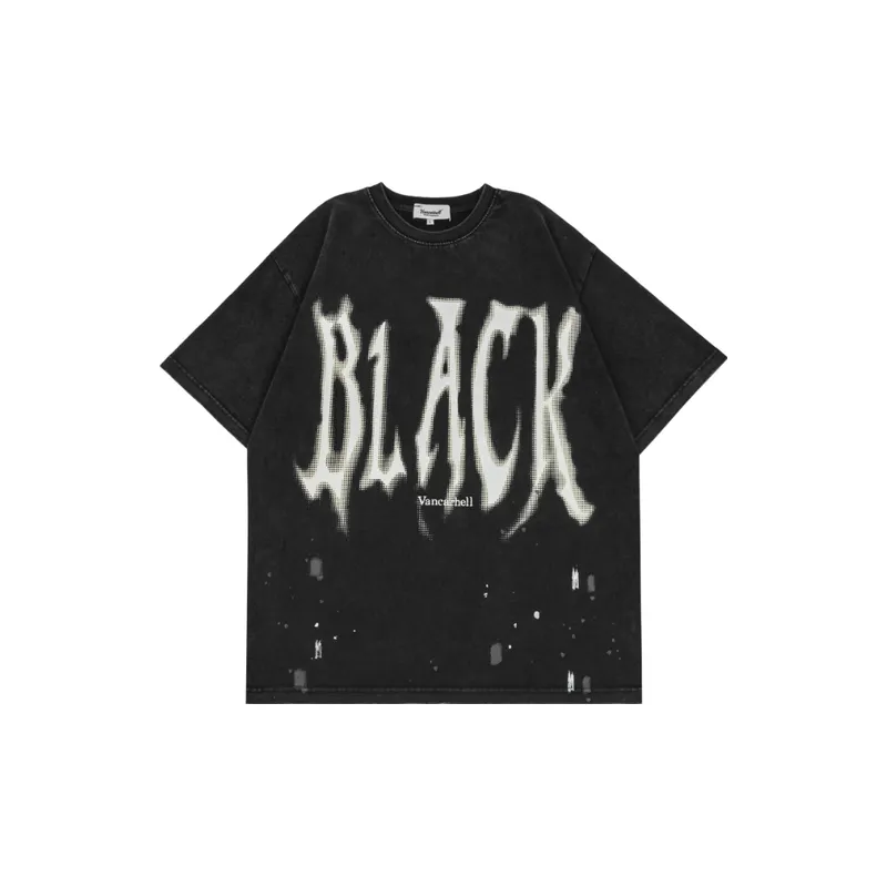 Loose Printed Street T Shirt-0