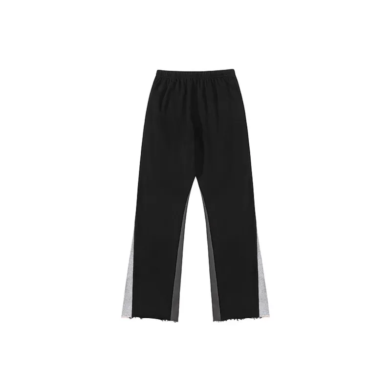 Splash Ink Stitching Drawstring High Street Pants-7