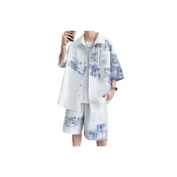 Casual Shirt And Trendy Shorts Two Sets