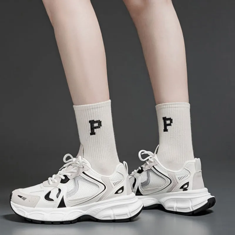 Retro Breathable Chunky Sneakers-4