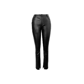 Basics Skin friendly PU Leather Pants Women