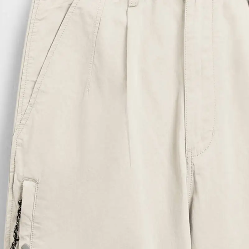 Street Straight Leg 100% Cotton Cargo Pants-6