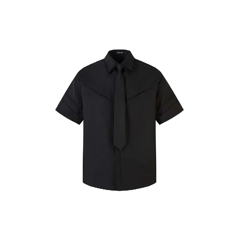 Loose Casual Cotton Blended Fabric Shirt-0