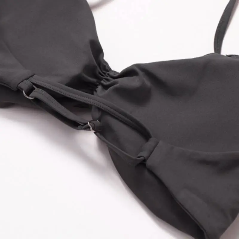 Casual Plain Sports Underwear Women-5