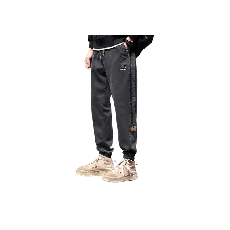 Casual Loose Striped Trousers-11