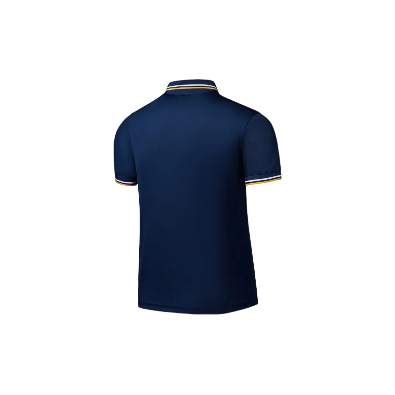 Loose Casual Blended Synthetic Fabrics Polo-5