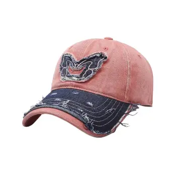 Fashionable Ripped Peaked Cap