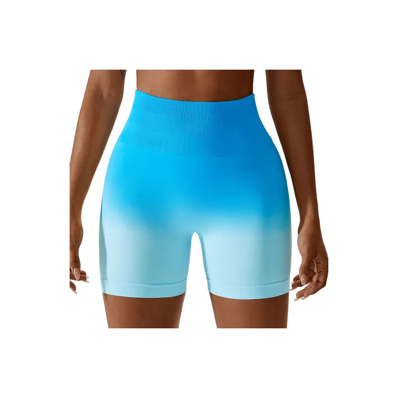 Casual Breathable Nylon Spandex Blend Sports Shorts Women-2