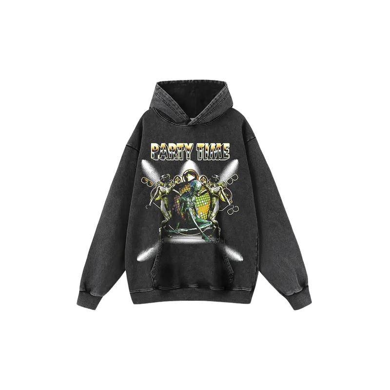 Skull Loose Sweatshirt-0