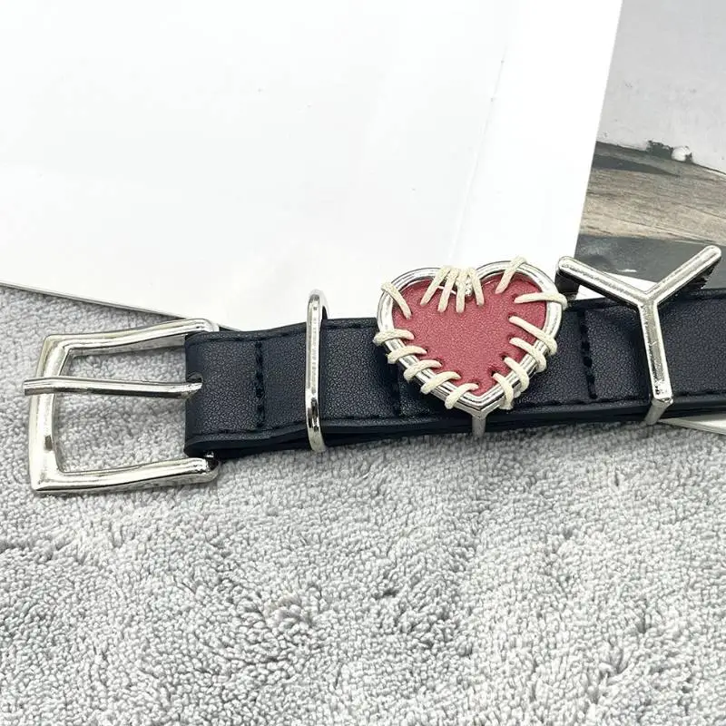 Metal Retro Leather Belt-3