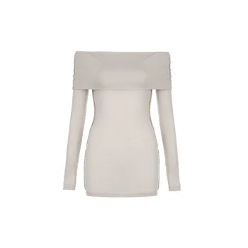 Casual Fashionable Plain Knitwear Women